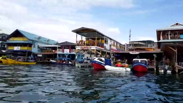 Bocas Del Toro Panama Nov 2017 Rive Ville Bocas Avec — Video