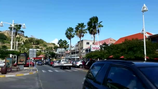 Marigot Martin Fevereiro Pov Cidade Marigot Marteen Fevereiro 2017 Marigot — Vídeo de Stock