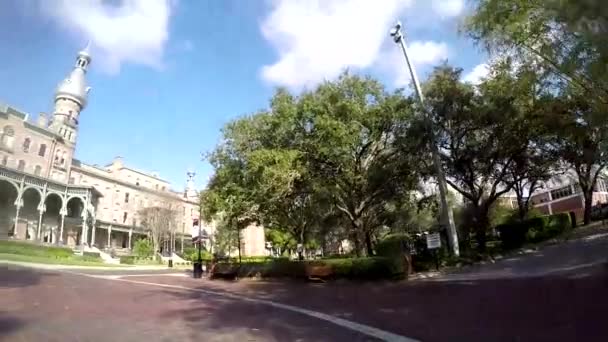 Tampa Feb Université Tampa Tampa Floride Février 2017 Affiche Chiffre — Video