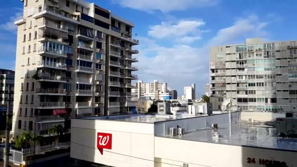 Puerto Rico Jan Berühmtes Denkmal Zentrum Von Puerto Rico San — Stockvideo