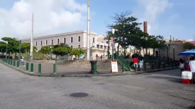 San Juan, Porto Riko, 1 Ağustos: Ana turizm alanı içinde eski şehir, San Juan, Porto Riko üzerinde 1 Ağustos 2017. Old San Juan için yerel ve iç turizm ana bir yer 