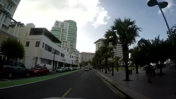 Puerto Rico Srpen Pov Slavné Ulice Puerto Rico San Juan — Stock video