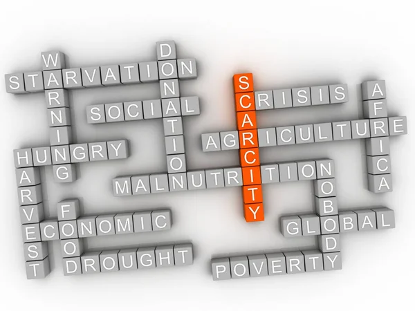 3D imagen knapphet word cloud koncept. — Stockfoto