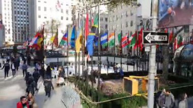 NEW YORK, New York, ABD - 3, 2019: One World Trade Center, ABD 'nin en yüksek binası, Batı Yarımküre' nin en yüksek binası ve dünyanın yedinci en yüksek binasıdır..