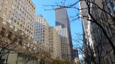 BATTERY PARK, NY, ABD - NOV 3: Battery Park New York City 'de Manhattan Adası' nın güney ucunda New York limanına bakan 25 hektarlık bir parktır..