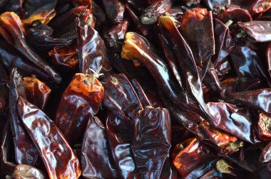 çiğ kurutulmuş biber arka plan