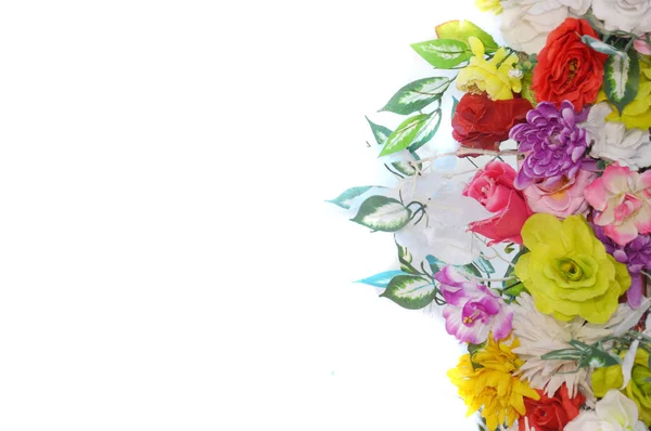 Flower Bouquet White Background — Stock Photo, Image