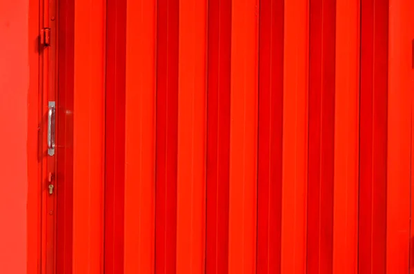 Abstrac Porta Ferro Vermelho — Fotografia de Stock