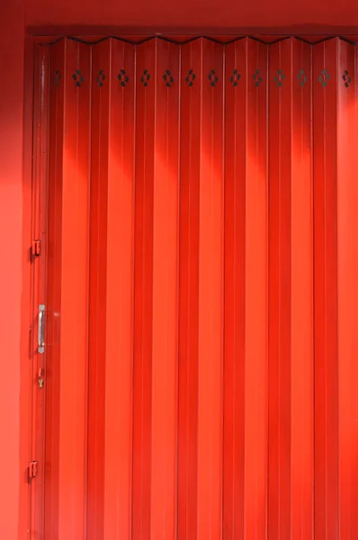 Abstrac Puerta Hierro Rojo —  Fotos de Stock