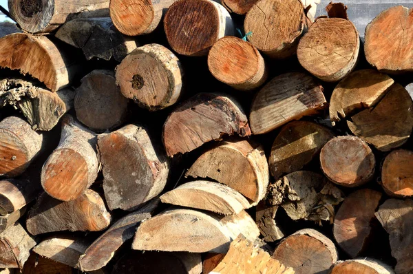 Vzor Textury Palivového Dřeva — Stock fotografie
