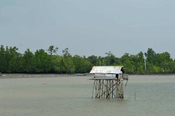 Old Huts Sea — Stock Photo, Image