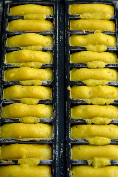 Kue Pancung Broncong Bolo Tradicional Indonésio — Fotografia de Stock