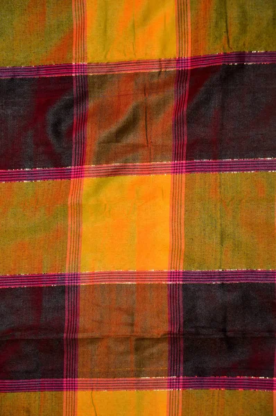 Indonesian Woven Silk Sarong Background — Stock Photo, Image