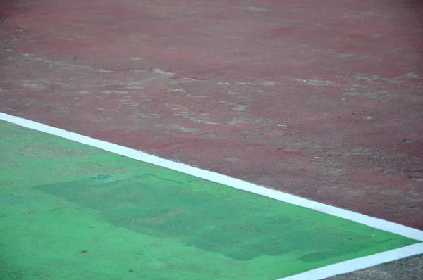 Brown White Green Volleyball Courts — Stock Photo, Image