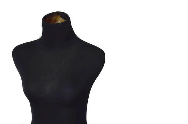 Black Mannequin White Background — Stock Photo, Image