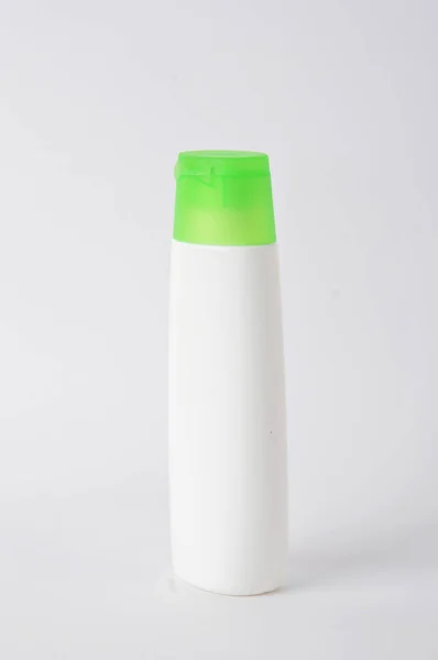 Plastic Bottles White Background — Stock Photo, Image