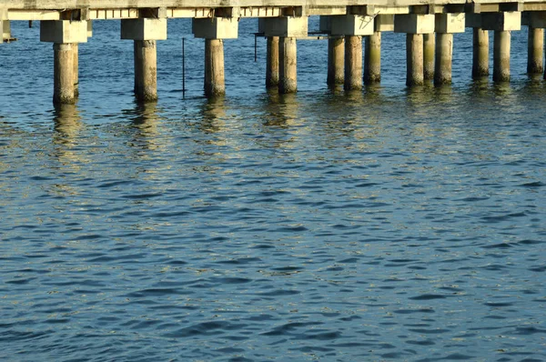 Бетонний Мовляв Місті Tarakan Індонезії Місто Морський Порт — стокове фото