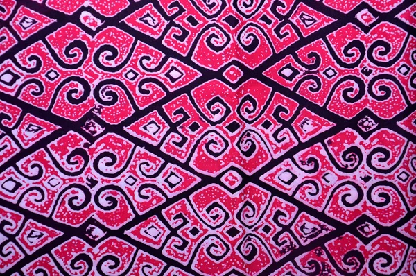 详细的模式的印度尼西亚蜡染布 — 图库照片