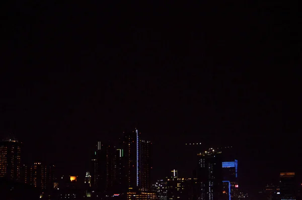 View Night Jakarta City Indonesia — Stock Photo, Image