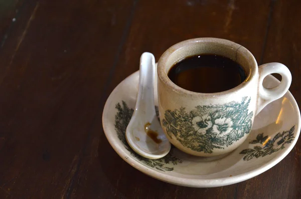 Káva Starém Poháru — Stock fotografie