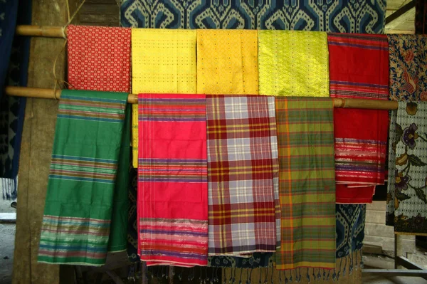 Toraja Traditional Woven Fabric — Stock Photo, Image