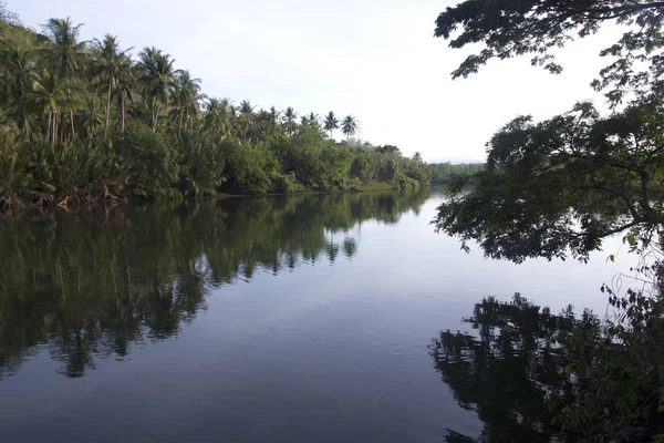 Desembocadura Del Río Karajae Pare Pare Indonesia — Foto de Stock