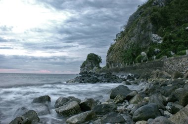 Majene Endonezya Palippi mercan plajda gün batımı