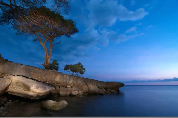 Panorama Playa Topejawa Takalar Indonesia — Foto de Stock