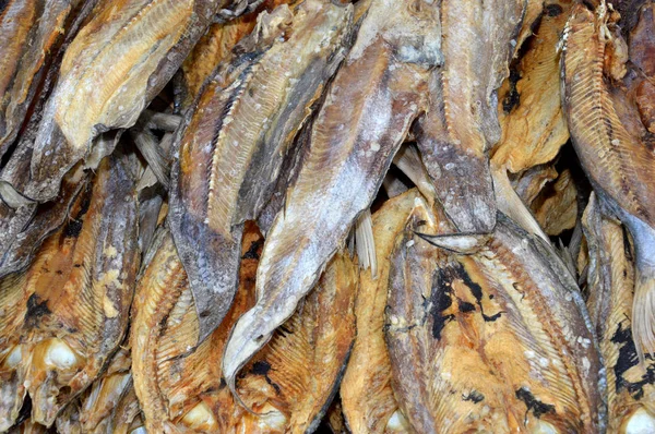 Desenie Tła Suszone Ryby — Zdjęcie stockowe