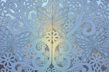 Kelebek süsleri duvar