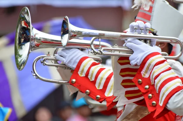 Gedetailleerd Drumband Instrument Eigenschap — Stockfoto