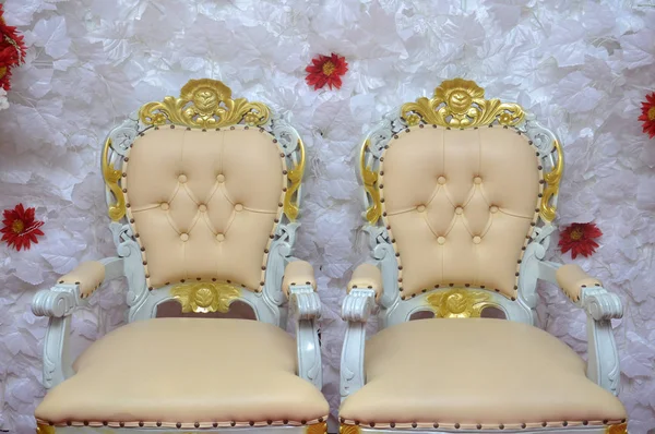 Luxury Bridal Chair — Stock Photo, Image