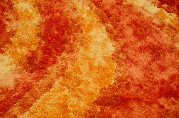 Background Red Orange Velvet Fabric — Stock Photo, Image