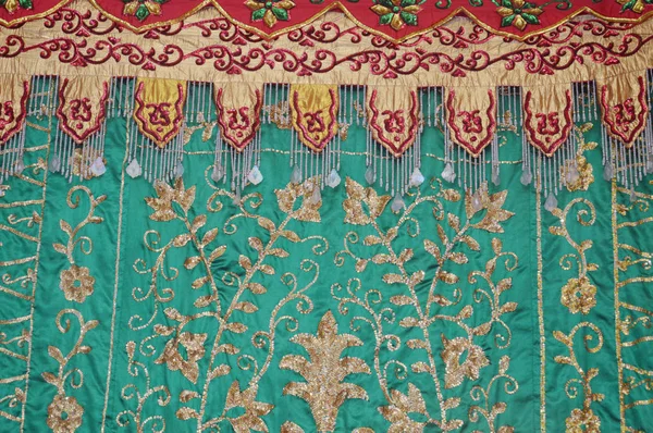 Bruidssuite Bruiloft Bugisnese Traditionele Ornament Decoratie — Stockfoto