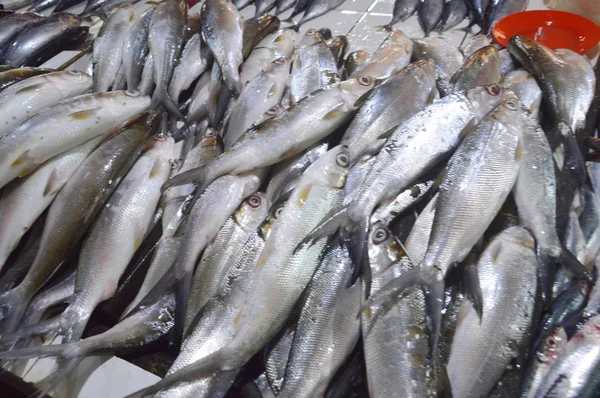 stack milkfish on the traditional market