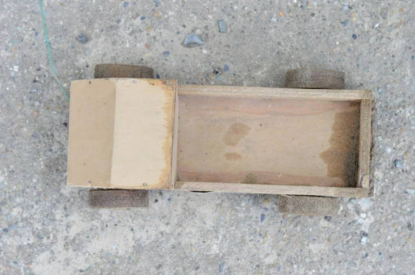 Wooden Toy Car Handmade — ストック写真