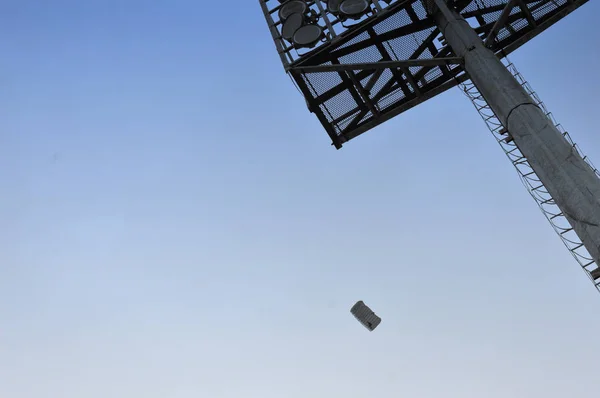 Attrazione Paracadutismo Nel Cielo — Foto Stock