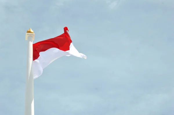 Indonesiens Flagge — Stockfoto