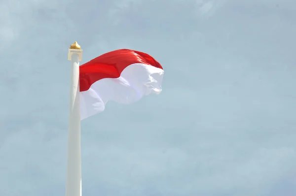 Indonesiens Flagge — Stockfoto