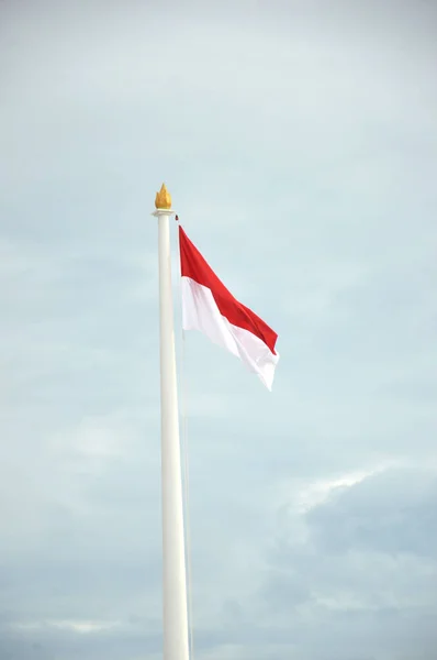 Indonesiens flagga — Stockfoto