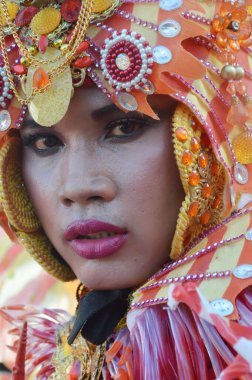 Tarakan, Endonezya - 16 Eylül 2016: Tarakan Endonezya 'da Katılımcı Karnavalı