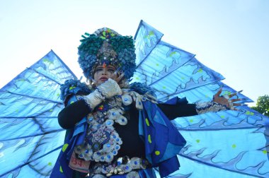 Tarakan, Endonezya - 16 Eylül 2016: Tarakan Endonezya 'da Katılımcı Karnavalı