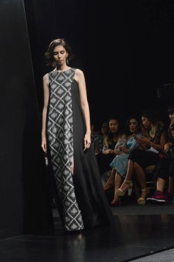 Jakarta, Endonezya. 20 Ağustos 2016. Fimela Fest 2016 'da Endonezya' daki Gandaria City Mall Jakarta 'da defile