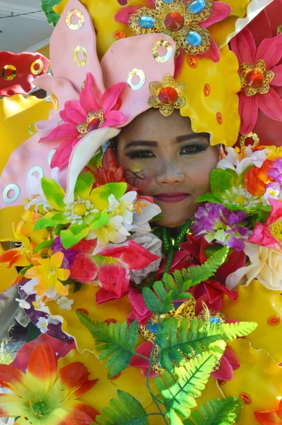 Tarakan Indonesië September 2016 Portarit Van Deelnemers Carnaval Tarakan Indonesië — Stockfoto