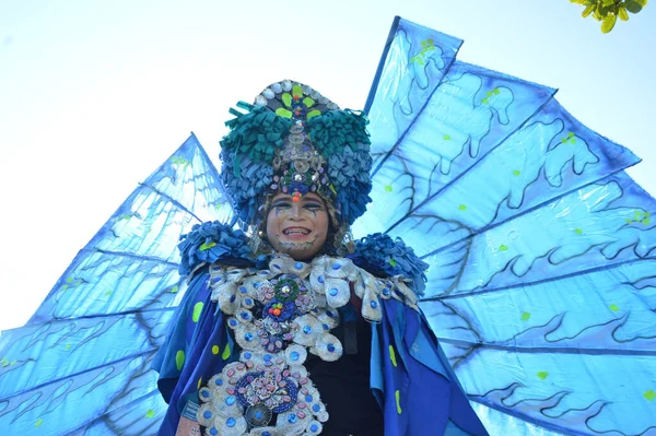 Tarakan Indonesië September 2016 Portarit Van Deelnemers Carnaval Tarakan Indonesië — Stockfoto