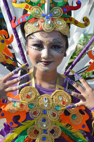 Tarakan Indonesia Settembre 2016 Portarit Dei Partecipanti Carnevale Tarakan Indonesia — Foto Stock