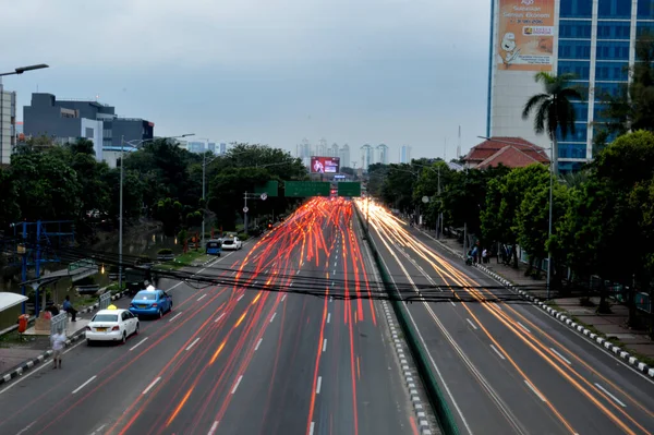 Jakarta Indonesien August 2016 Blick Auf Jakarta City Indonesien — Stockfoto
