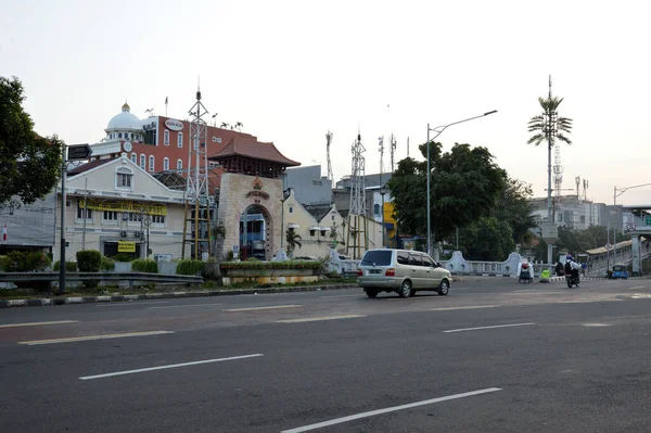 Jakarta Indonesië Augustus 2016 Pasar Baru Jakarta Indonesië Handelscentrum Sinds — Stockfoto