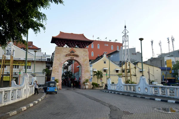 Jakarta Indonesia 20Th August 2016 Pasar Baru Jakarta Indonesia Trading — Stock Photo, Image