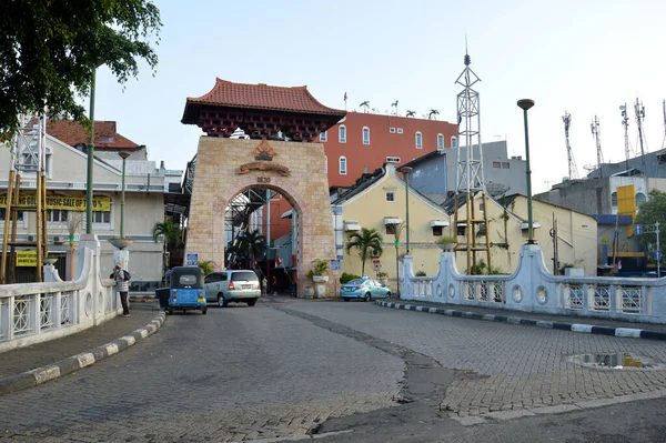 Jakarta Indonesia 20Th August 2016 Pasar Baru Jakarta Indonesia Trading — Stock Photo, Image